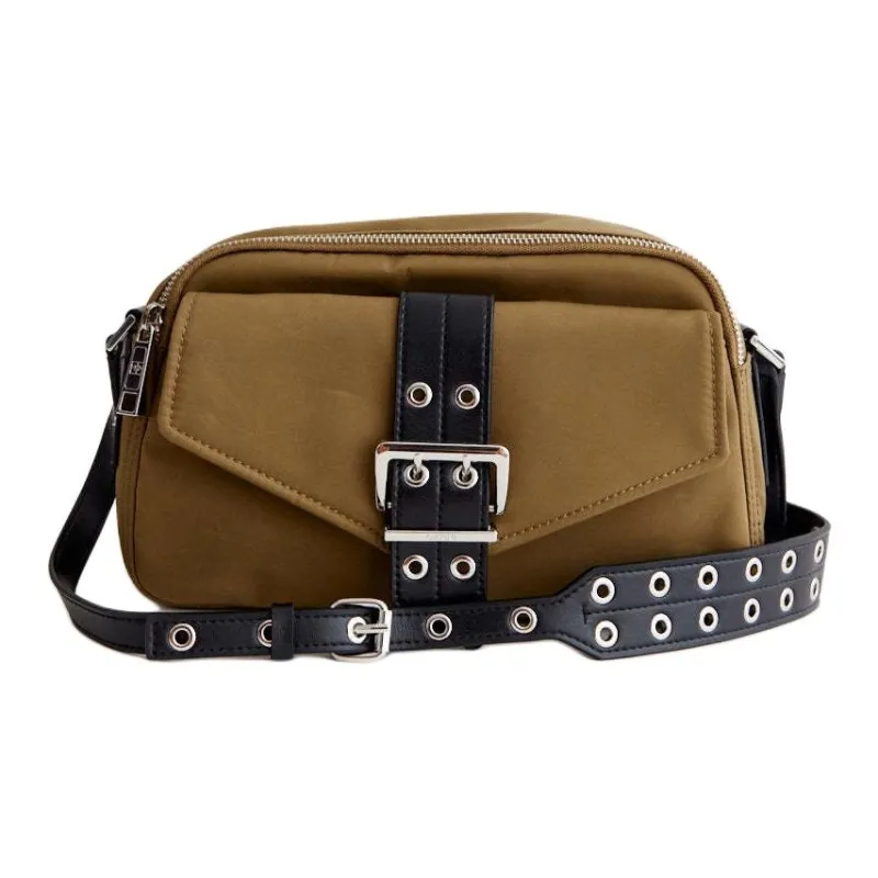 GANNI Nylon Camera Bags Shoulder Bags Women's Military Olive-1