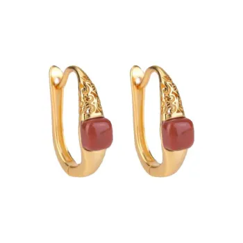 Xiaoyinjiang Agate Earrings Women's