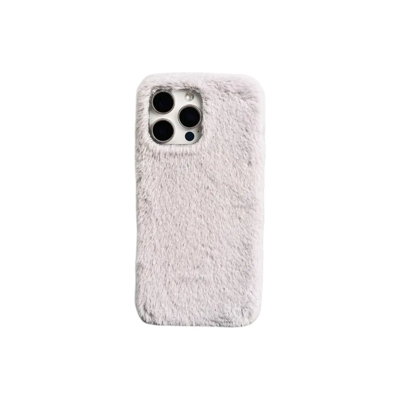 Wei Xin Plush Material Solid Color Plush Lanyard Phone Cases Compatible With IPhone 16/15 Pro Max/Apple 13/14 Pro/Max-22