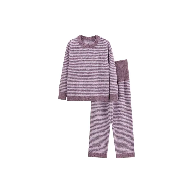 WANANNI Pajama Set Women's Dark Purple-0