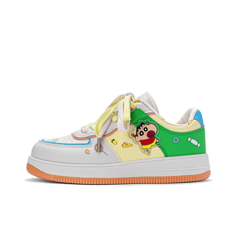 Crayon Shinchan Low Top Skateboard Shoes Unisex-15