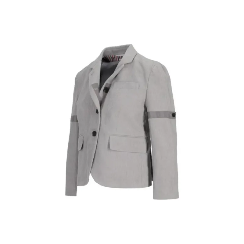 THOM BROWNE Corduroy Single breasted Blazer-2