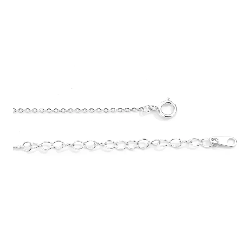 CLARKIA FLOWER 925 Sterling Silver Necklaces Women's-4