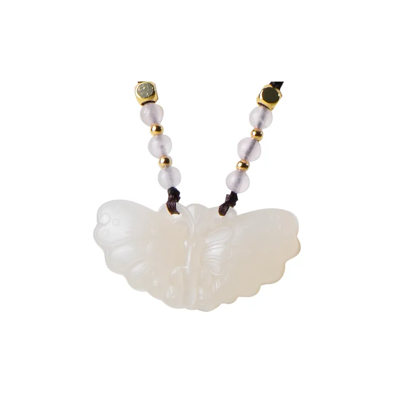 FENGFEIHUANG Necklaces Dusty Pink Women's-0
