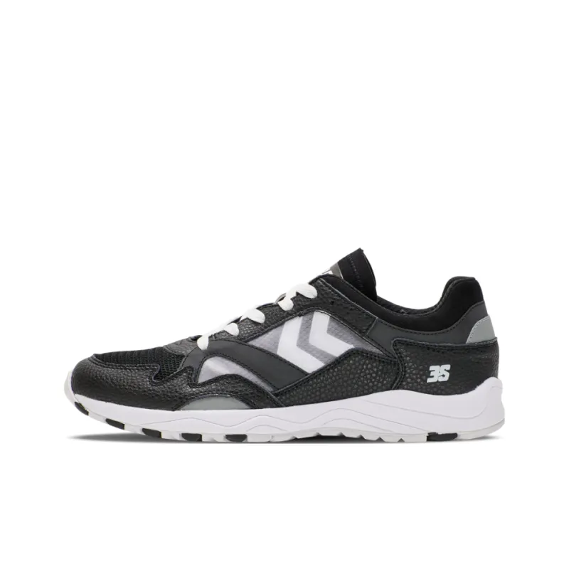 Hummel Anti Slip Wear Resistant Low Top Casual Running Shoes Unisex Black-0