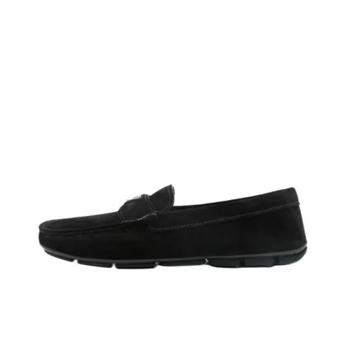 PRADA Loafers Men Black