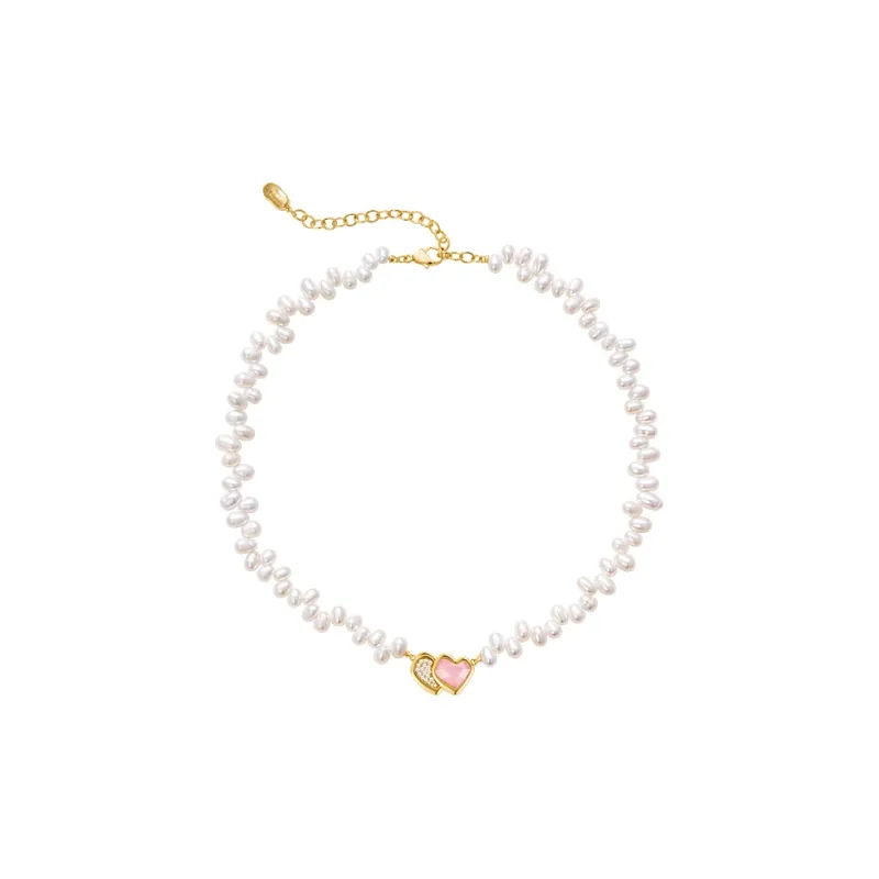 Amber Lollipop Pearl Necklaces Women's-4