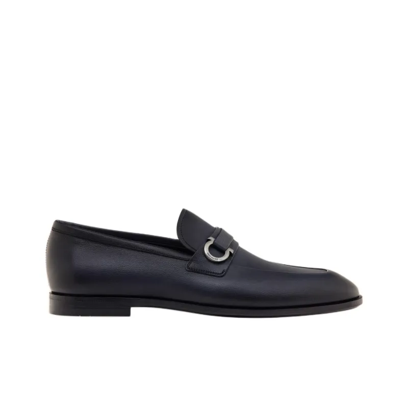 FERRAGAMO GANCINI Loafers Men's Black-1