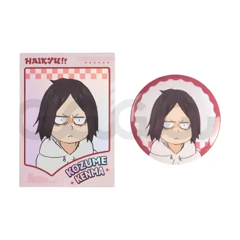 GuGuGuGu Haikyuu!! Characters Haikyuu!! Characters Youth Collection Kenma Kozume Tetsurou Kuroo Tinplate Badge Badge