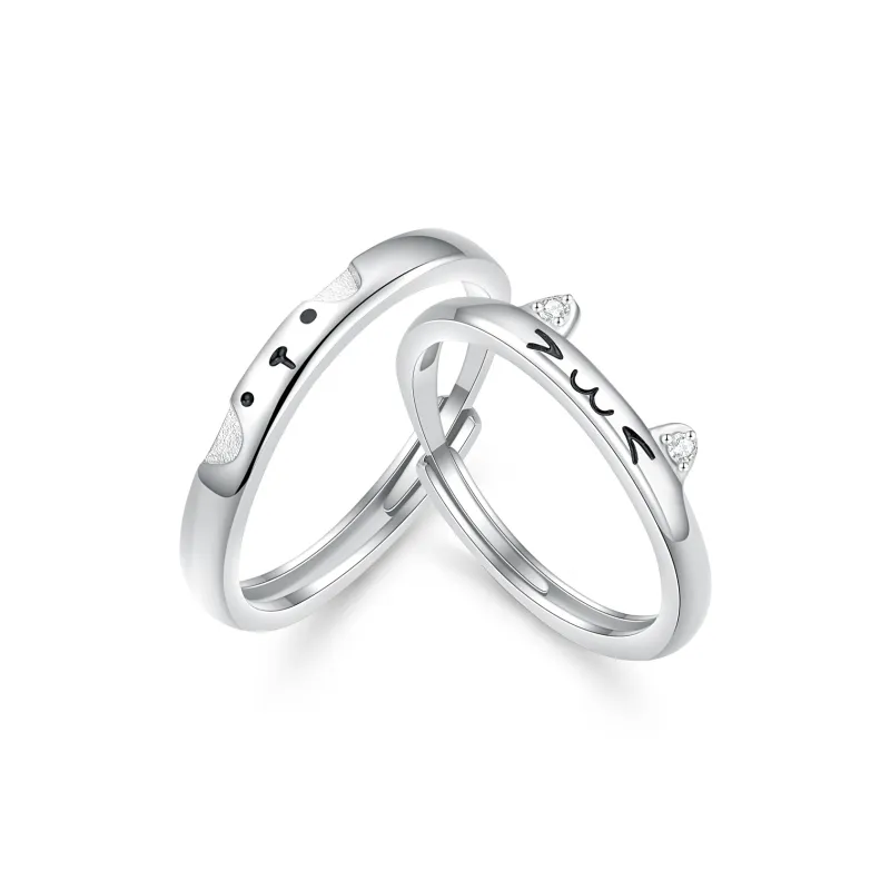 ERROR Sterling Silver Rings Unisex-0