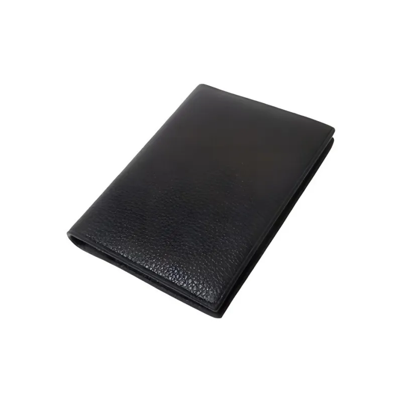 COACH Leather Card Holder Small Size Men's Black-1