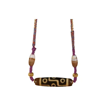 JIUCHAOGUZHU Agate Necklaces Unisex