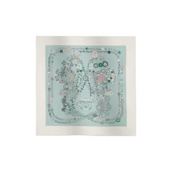 HERMES Silk Silk Scarves Unisex Blue
