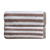 2 Pack (Coffee Towel *1, Coffee Bath Towels *1)
