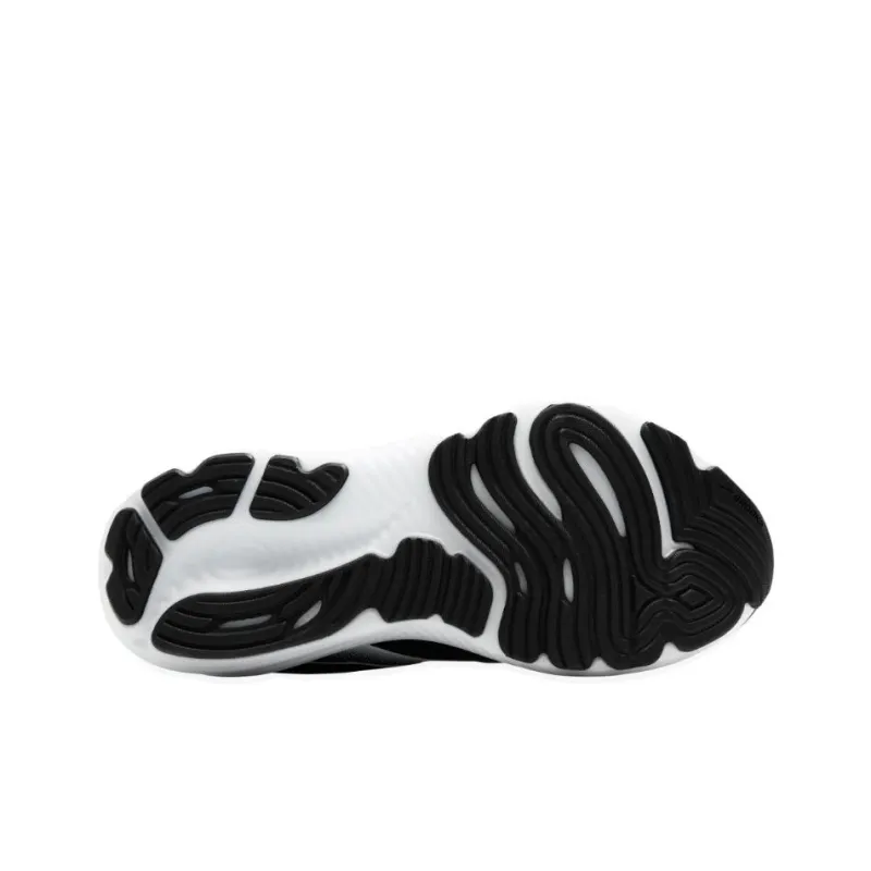 Brooks Anti Slip Wear Resistant Low Top Running Shoes Unisex Black White-4
