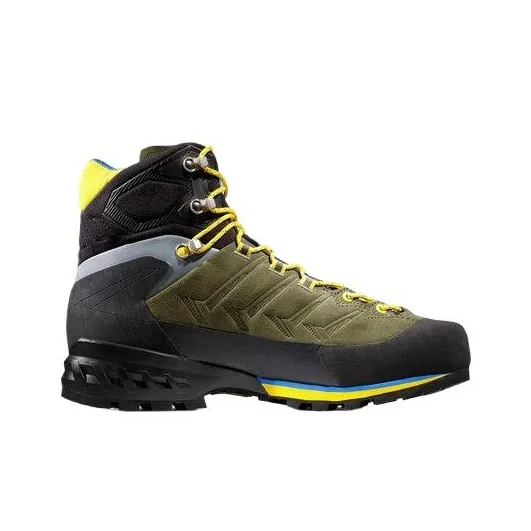 MAMMUT Kento Wear-Resistant Knee-High Outdoor Boots Men's Dark Titanium-1
