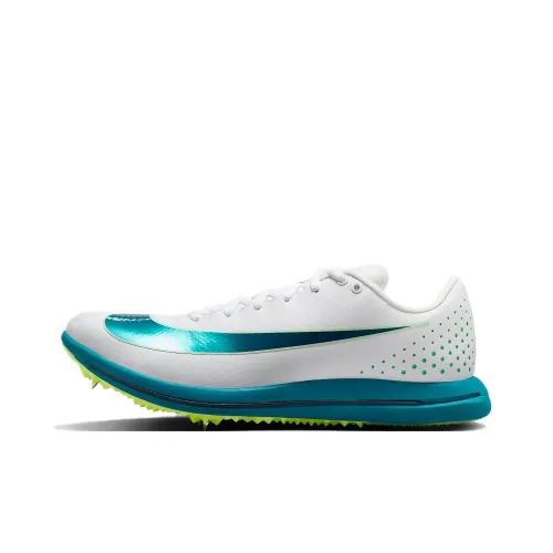 Nike TRIPLE JUMP ELITE Anti-Slip And Wear-Resistant Functionality White Track Shoes Unisex Low-Top Upper Height