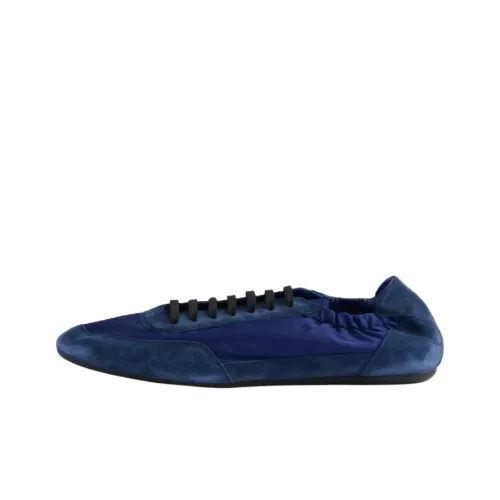 PRADA Collapse Low Top Casual Shoes Men's Dark Blue