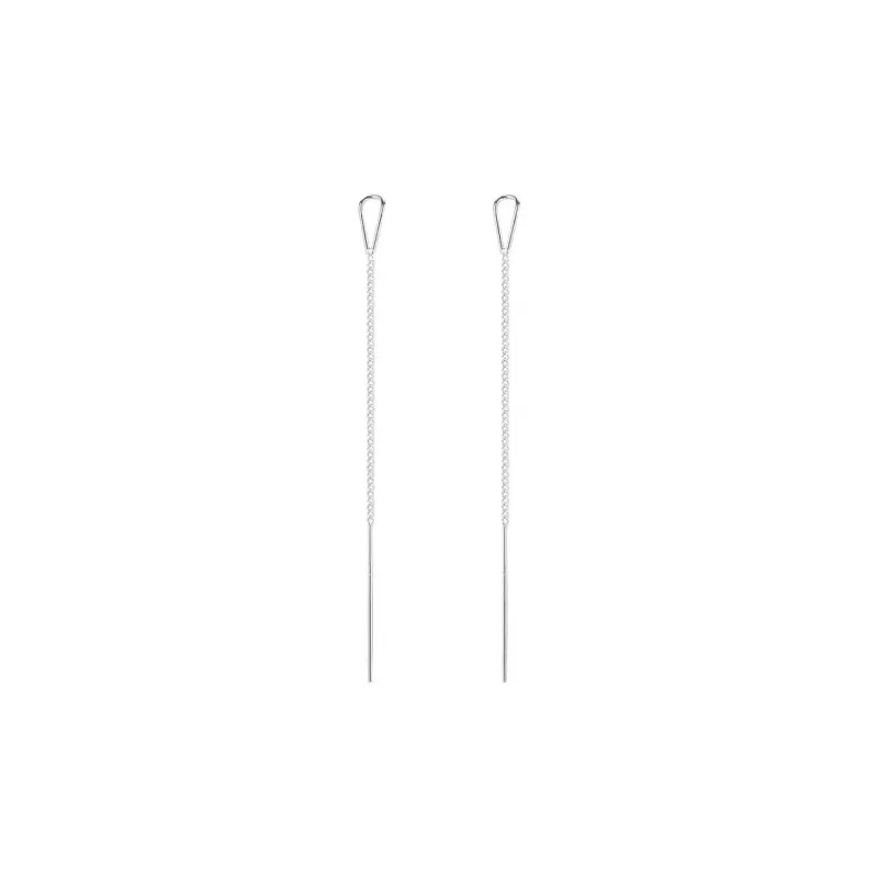 AITAO S 999 Fine Silver Drop Earrings Women's-0