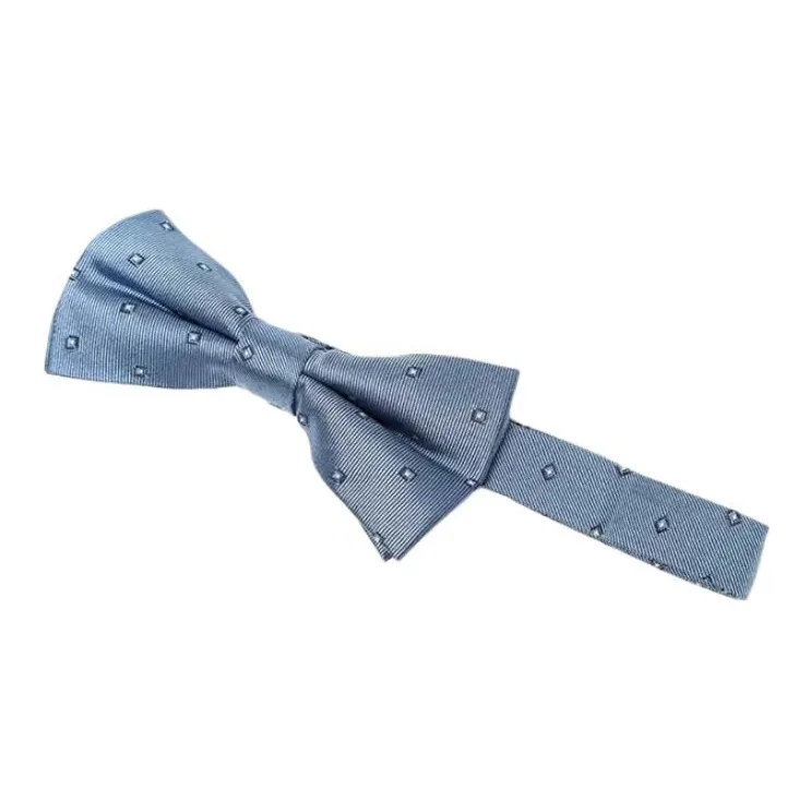 DIKENI Mulberry Silk Ties Men's Blue-1