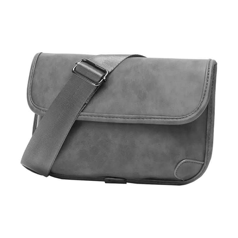 KONADCT PU Shoulder Bag, Crossbody Bag Regular Unisex Khaki/Checkered Black/Monogram/Gray/Woven Black-8