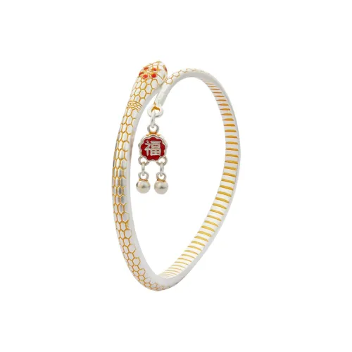 Shunqin Silver Building S999 Fine Silver Bangles Women's