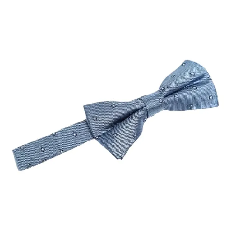 DIKENI Mulberry Silk Ties Men's Blue-2