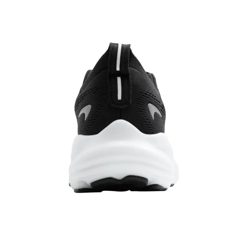 Brooks Anti Slip Wear Resistant Low Top Running Shoes Unisex Black White-3