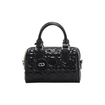 RED DRAGONFLY PU Handbag Small Size Women's Black/Burgundy/Brown