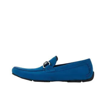 FERRAGAMO GANCINI Loafers Men's Blue