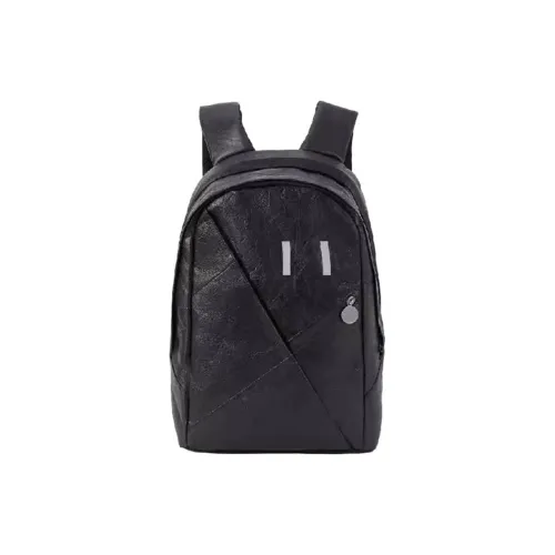 One Person's Planet DuPont Paper Backpack Medium Size Unisex Black