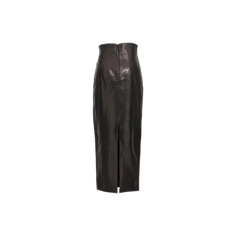 KHAITE Loxley Skirt 'Black'-1