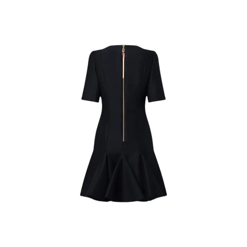 Lv Godet Skater Dress-1