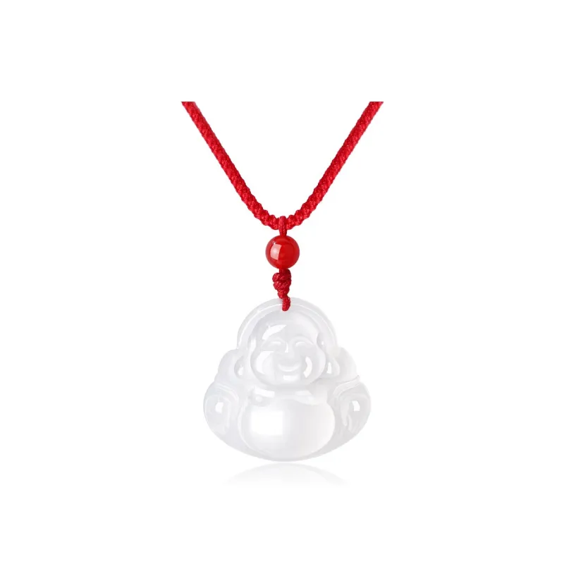 Emerald Dynasty Chalcedony Necklaces Unisex-3
