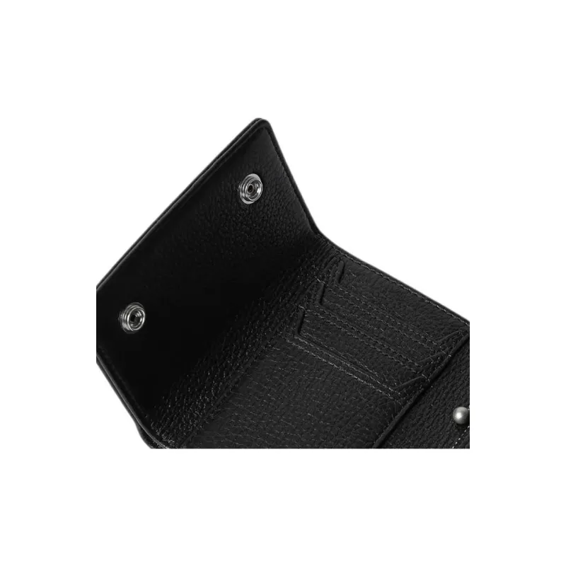 Dickies Cow Leather Wallet Regular Unisex Black-4