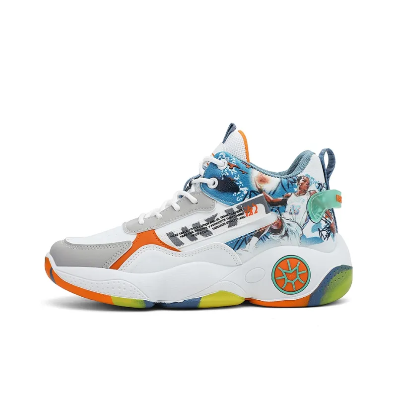 SOURCE Cushioning Anti-Slip Wear-Resistant Balance Impact-Resistant Rebound Mid-Top Basketball Shoes Unisex-5