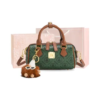 MISS GAIL Synthetic Leather One Shoulder Handbags Medium Size Women's Green