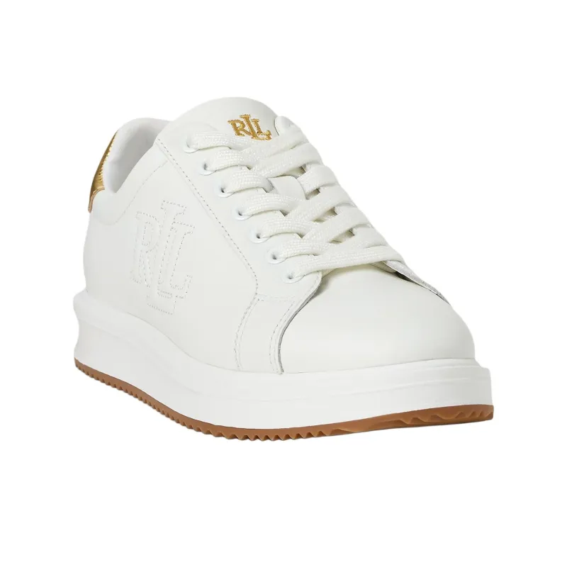 LAUREN RALPH LAUREN Ainsley Low Top Skateboard Shoes Women's White-2