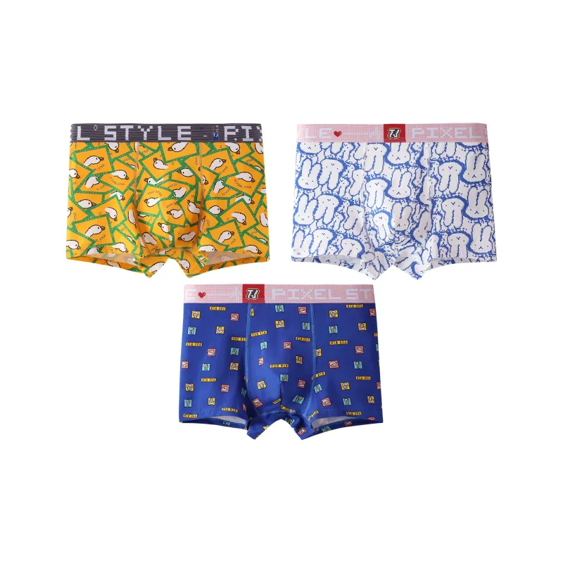 Qiao Ni Tong Underpants Men's 3 Pack-5