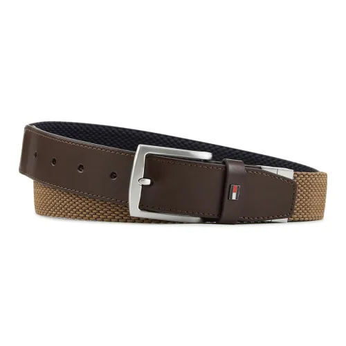 Tommy Hilfiger Split Cow Leather Belts Men's 3.5cm