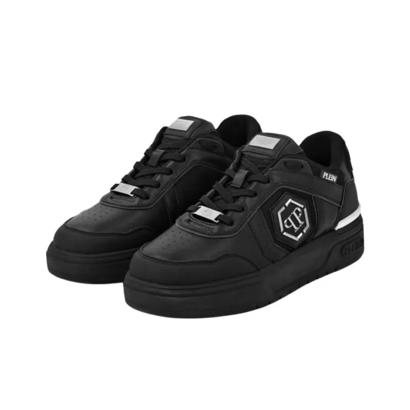 PHILIPP PLEIN Lo Top Low Top Skateboard Shoes Unisex Black-3