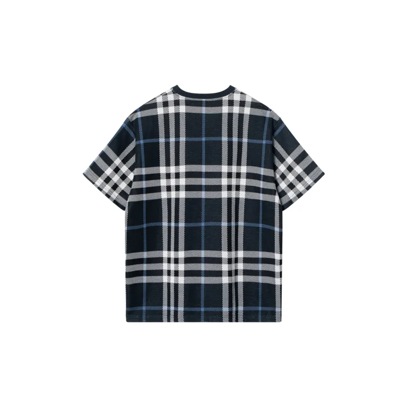 Burberry Check Cotton T-shirt - POIZON