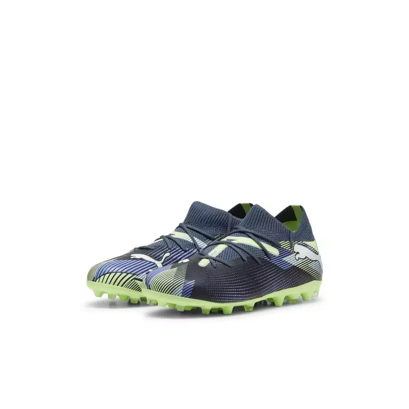 PUMA FUTURE 7 Abrasion Resistant Slip Resistant Low Top Kids' Soccer Shoes Dark Blue Kids'-2