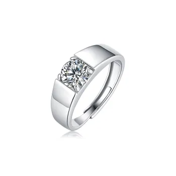 JINLIUFUJIXIANG Moissanite Collection S925 Silver, Moissanite Rings Women's Silver