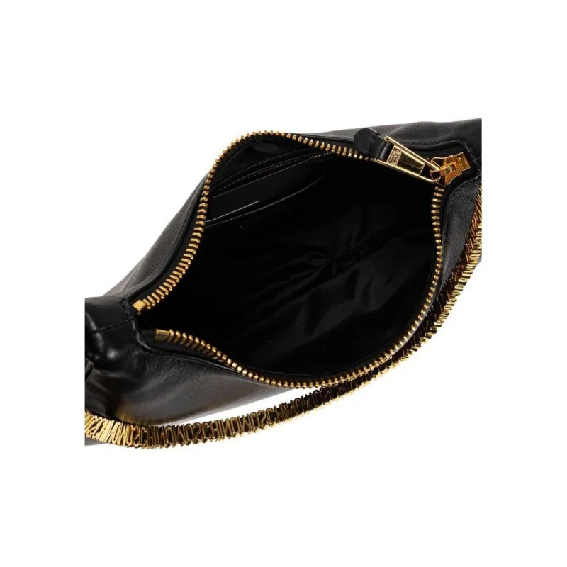 MOSCHINO Logo Lettering Zipped Tote Bag-3