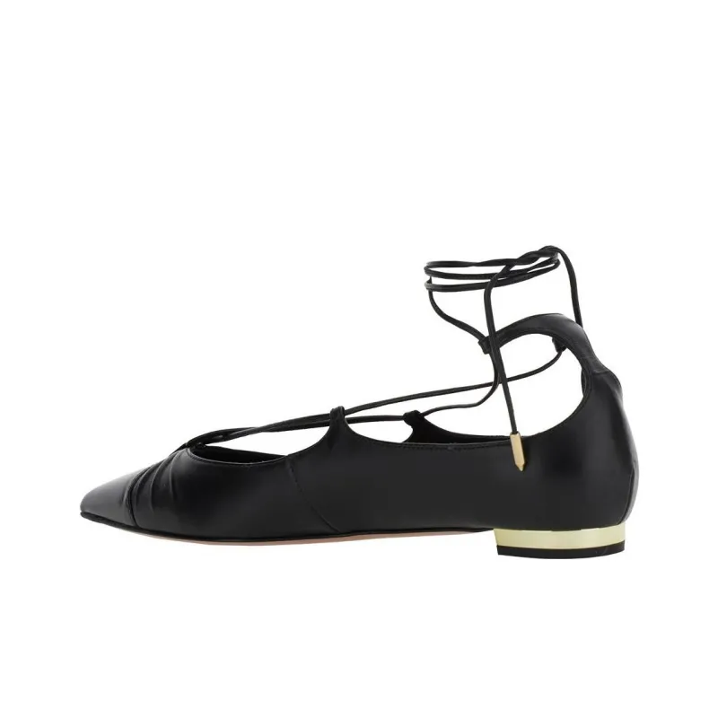 AQUAZZURA Gabi Casual Single Shoes Women's Black-3