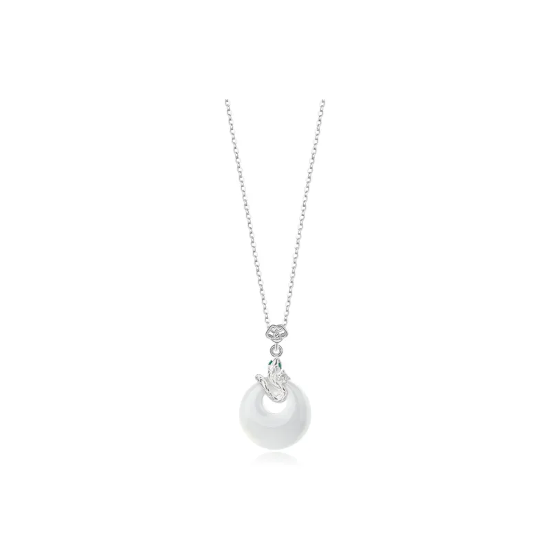JUICY GRAPE Chalcedony Jade Necklaces Women's-0