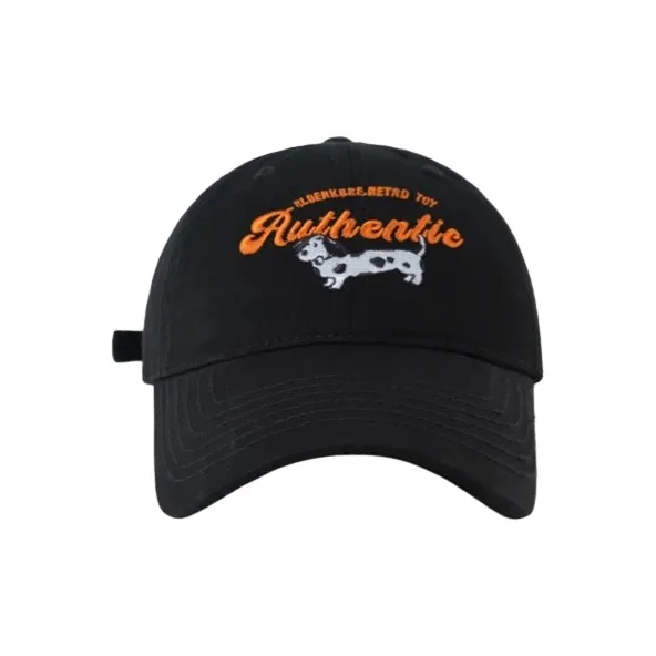 FREE RABBITⅡ Korean Style Fashion Versatile Preppy Style Soft Top Baseball Caps Unisex-4
