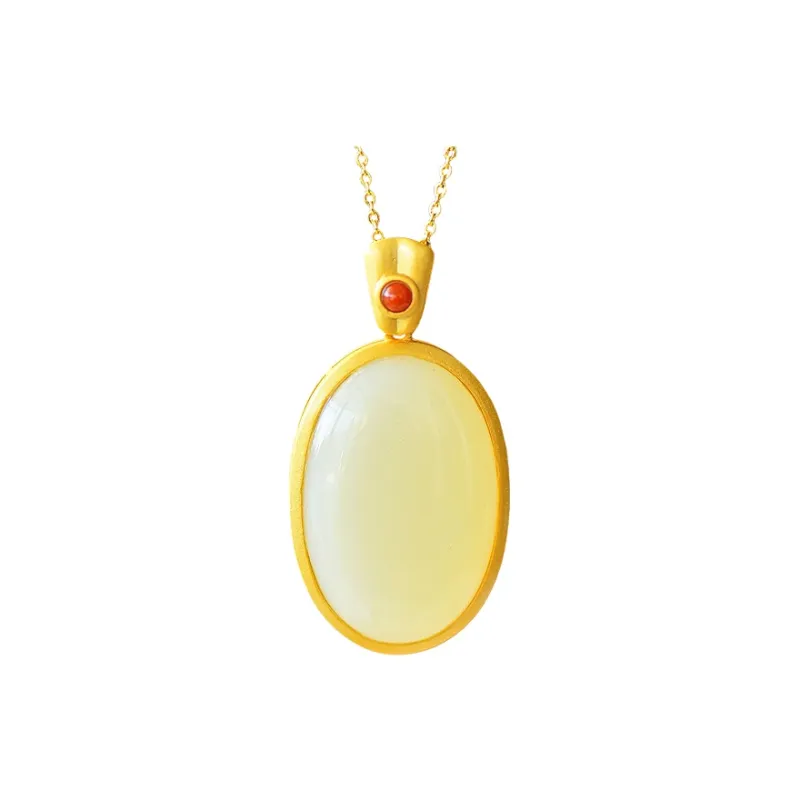 Jade Ink Love Elegant Minimalist Style White Jade Unisex-0