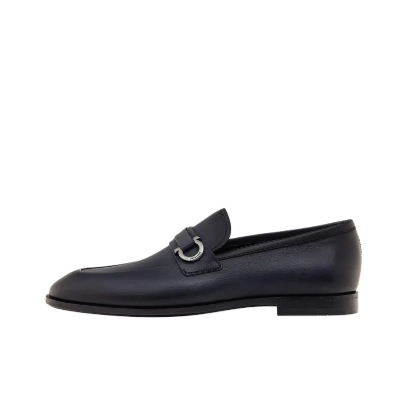 FERRAGAMO GANCINI Loafers Men's Black-0